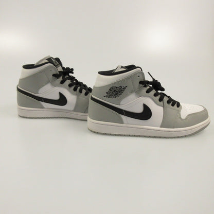 [Used] NIKE | Nike AIR JORDAN 1 MID 'LIGHT SMOKE GREY' Sneakers 554724-092 Grey 27cm