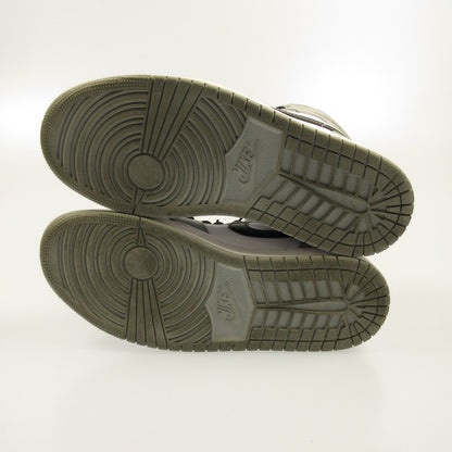 [Used] NIKE | Nike AIR JORDAN 1 MID 'LIGHT SMOKE GREY' Sneakers 554724-092 Grey 27cm