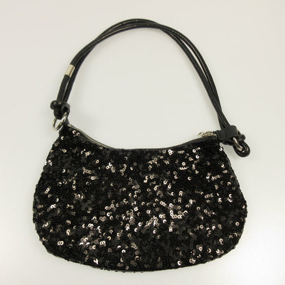 [Used] HYSTERIC GLAMOUR | Hysteric Glamour WRAPPED HEART LOGO Embroidered Sequin Bag Shoulder Bag Black