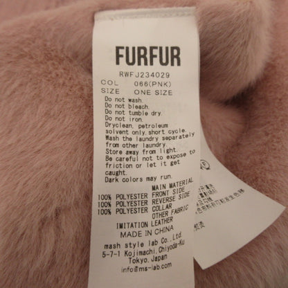 Used] furfur | FURFUR Military Coat RWFJ234029 Size:F Pink