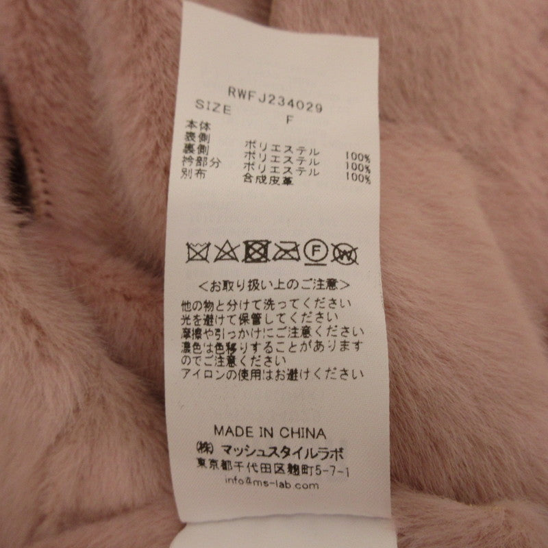 Used] furfur | FURFUR Military Coat RWFJ234029 Size:F Pink