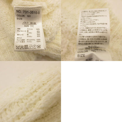 Used LIZ LISA | Ribbon Bijoux Brooch Long Cardigan Cardigan 731-3510-0 Size:0 White
