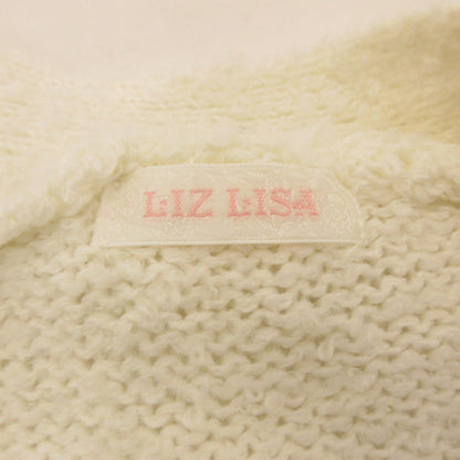 Used LIZ LISA | Ribbon Bijoux Brooch Long Cardigan Cardigan 731-3510-0 Size:0 White