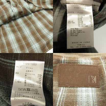 [Used] Darich | Darich Hood Docking Check Loose Shirt Long Sleeve Shirt 112511052