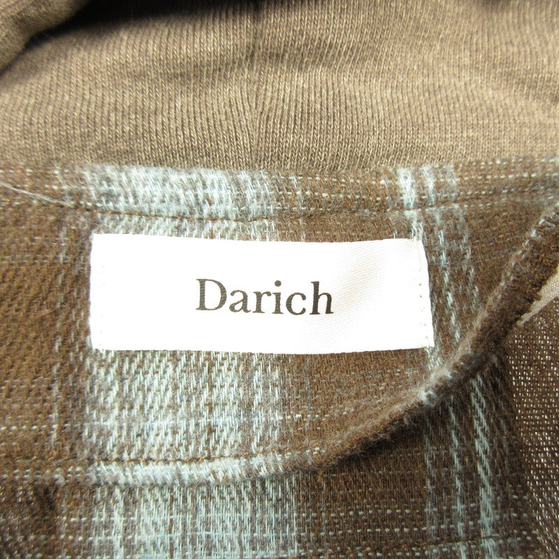 [Used] Darich | Darich Hood Docking Check Loose Shirt Long Sleeve Shirt 112511052