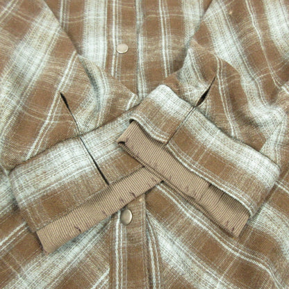 [Used] Darich | Darich Hood Docking Check Loose Shirt Long Sleeve Shirt 112511052