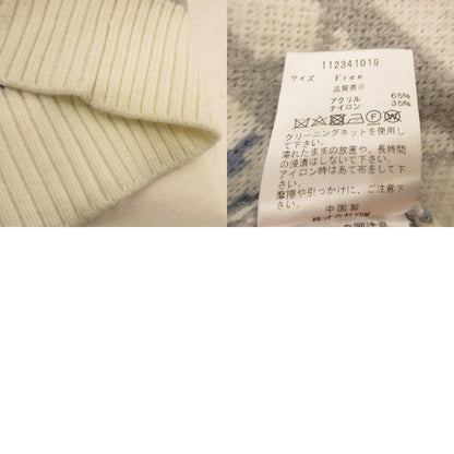 【Used】Darich | Darich Snow Motif Pullover Sweater 112341019 Size:F White