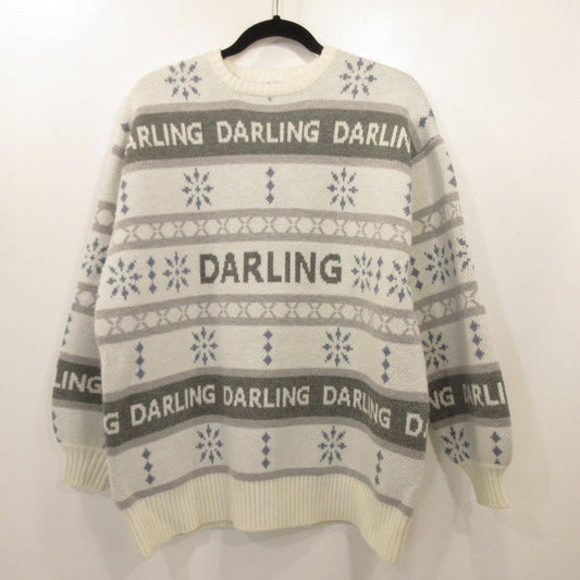 【中古】Darich | ダーリッチ スノーモチーフプルオーバー セーター 112341019 ｻｲｽﾞ:F ホワイト