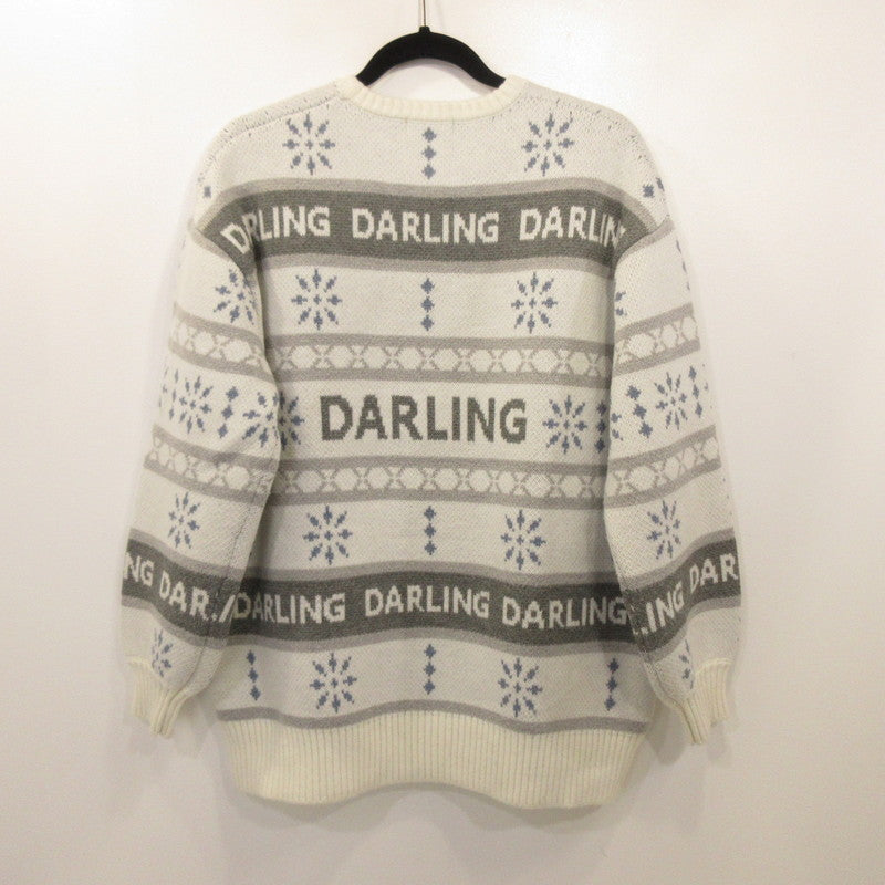 【Used】Darich | Darich Snow Motif Pullover Sweater 112341019 Size:F White