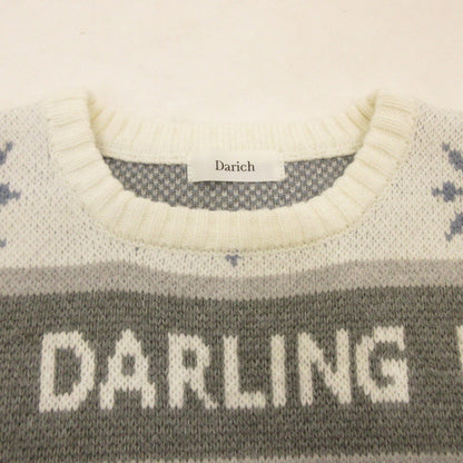 【Used】Darich | Darich Snow Motif Pullover Sweater 112341019 Size:F White