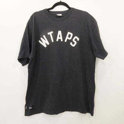 [Used] W)TAPS | LOCKER SS COTTON Short Sleeve T-Shirt 221ATDT-STM02S Navy Size: 3