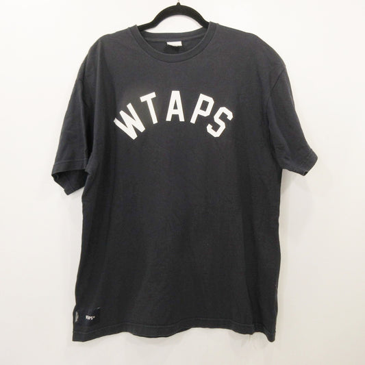 【中古】W)TAPS | ダブルタップス LOCKER SS COTTON 半袖Ｔシャツ 221ATDT-STM02S ネイビー サイズ：3