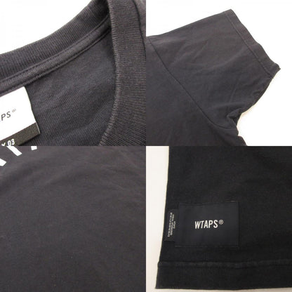 [Used] W)TAPS | LOCKER SS COTTON Short Sleeve T-Shirt 221ATDT-STM02S Navy Size: 3