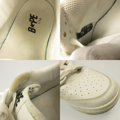 [Used] A BATHING APE | BAPE STA LOW Sneakers White 28cm