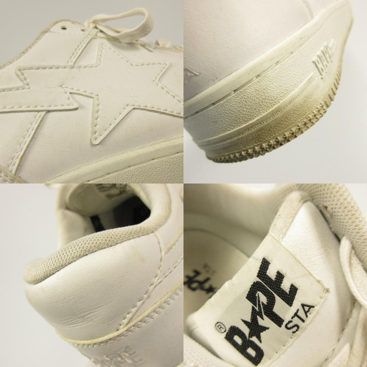 [Used] A BATHING APE | BAPE STA LOW Sneakers White 28cm