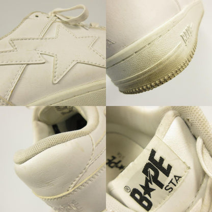 [Used] A BATHING APE | BAPE STA LOW Sneakers White 28cm