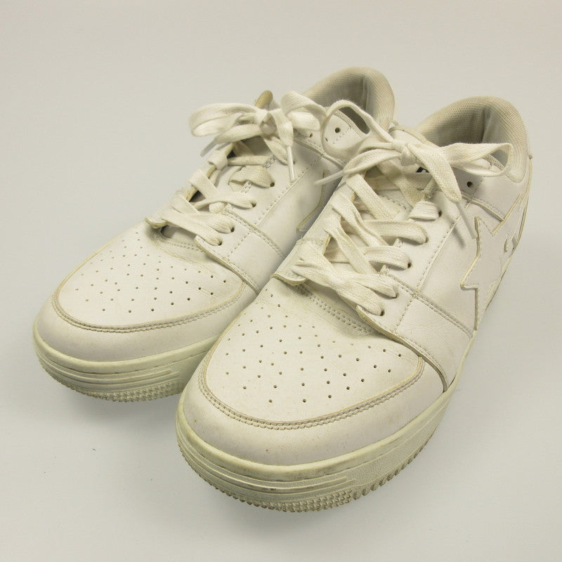 [Used] A BATHING APE | BAPE STA LOW Sneakers White 28cm