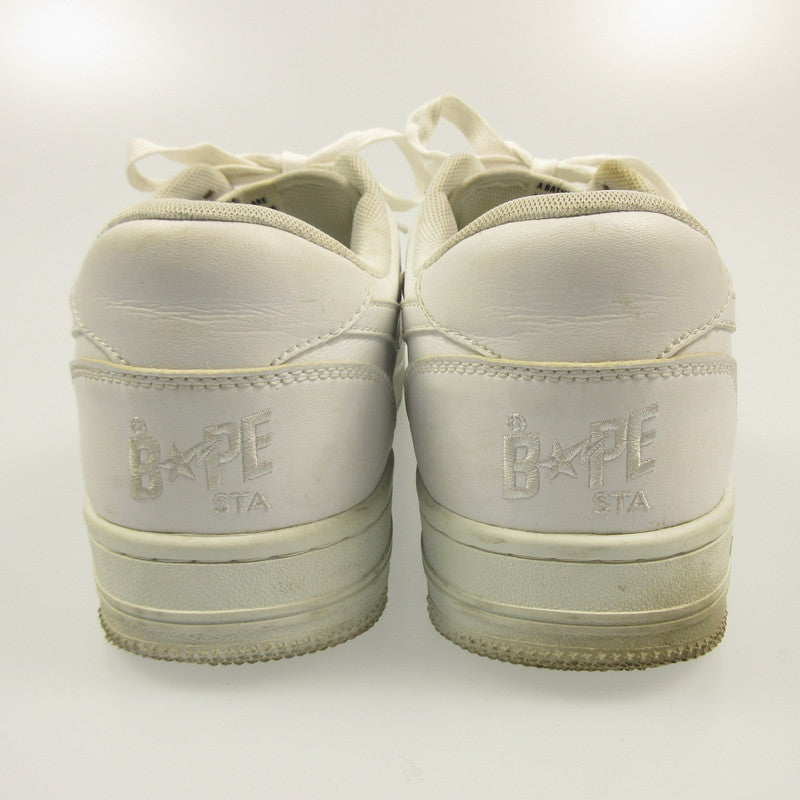 [Used] A BATHING APE | BAPE STA LOW Sneakers White 28cm