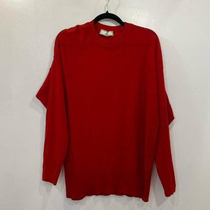 [Used] AMI Crew Neck Knit Sweater E16K14.01 Red Size: M