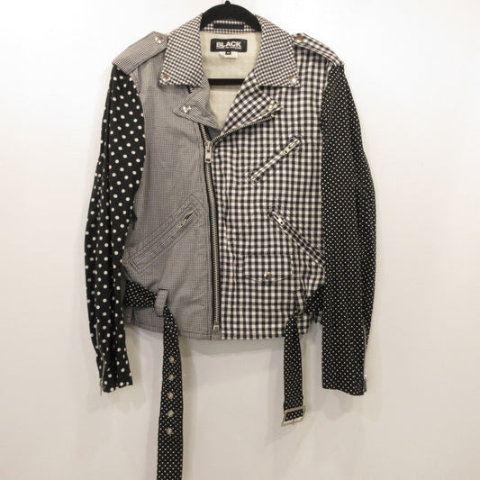 【中古】BLACK COMME des GARCONS | ブラックコムデギャルソン ライダースジャケット 1M-J032 サイズ：M