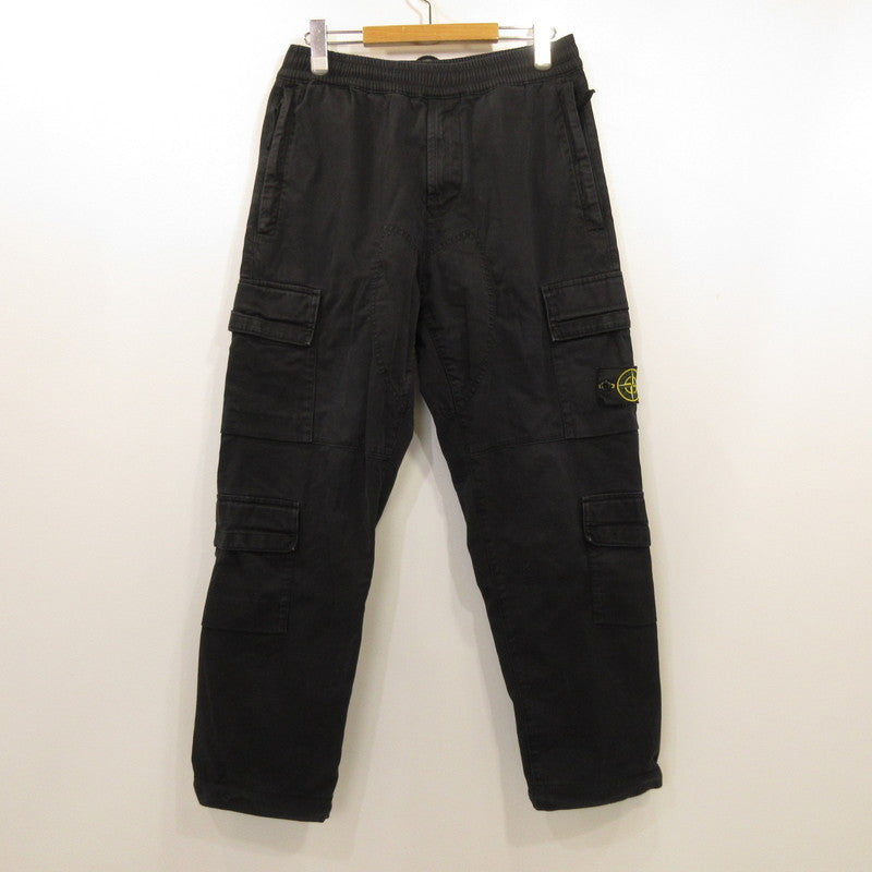 [Used] STONE ISLAND | Stone Island SI CARGO PANT cargo pants 731531710 black Size: 29