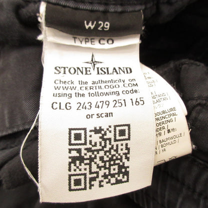[Used] STONE ISLAND | Stone Island SI CARGO PANT cargo pants 731531710 black Size: 29