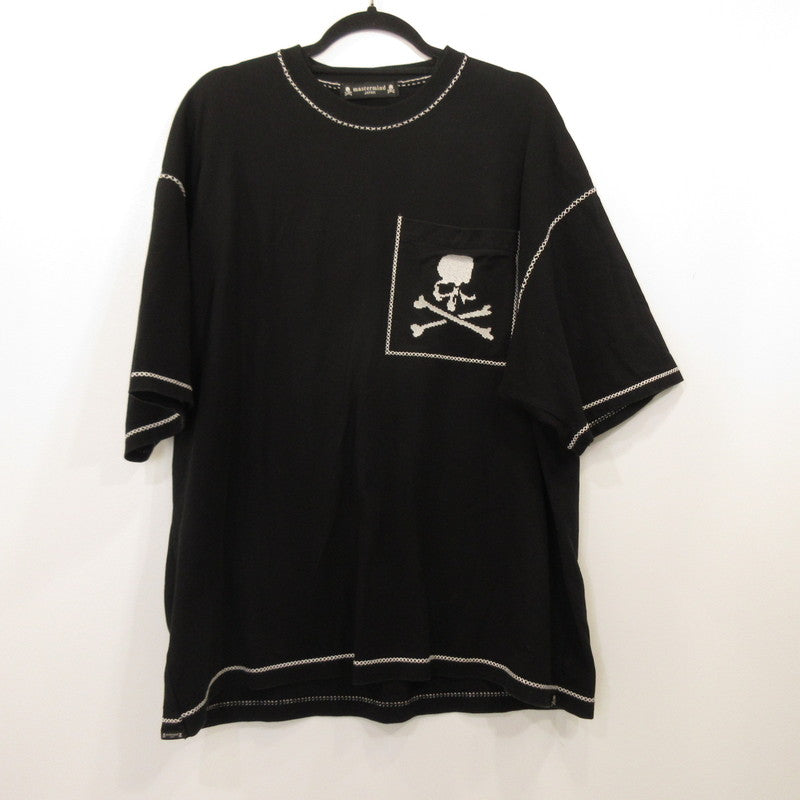[Used] MASTERMIND JAPAN | Cross-Stitch Short-Sleeve T-Shirt MJ25E14-TS097-022 Black Size: L