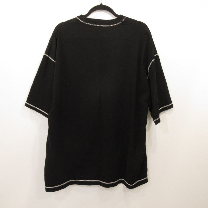 [Used] MASTERMIND JAPAN | Cross-Stitch Short-Sleeve T-Shirt MJ25E14-TS097-022 Black Size: L