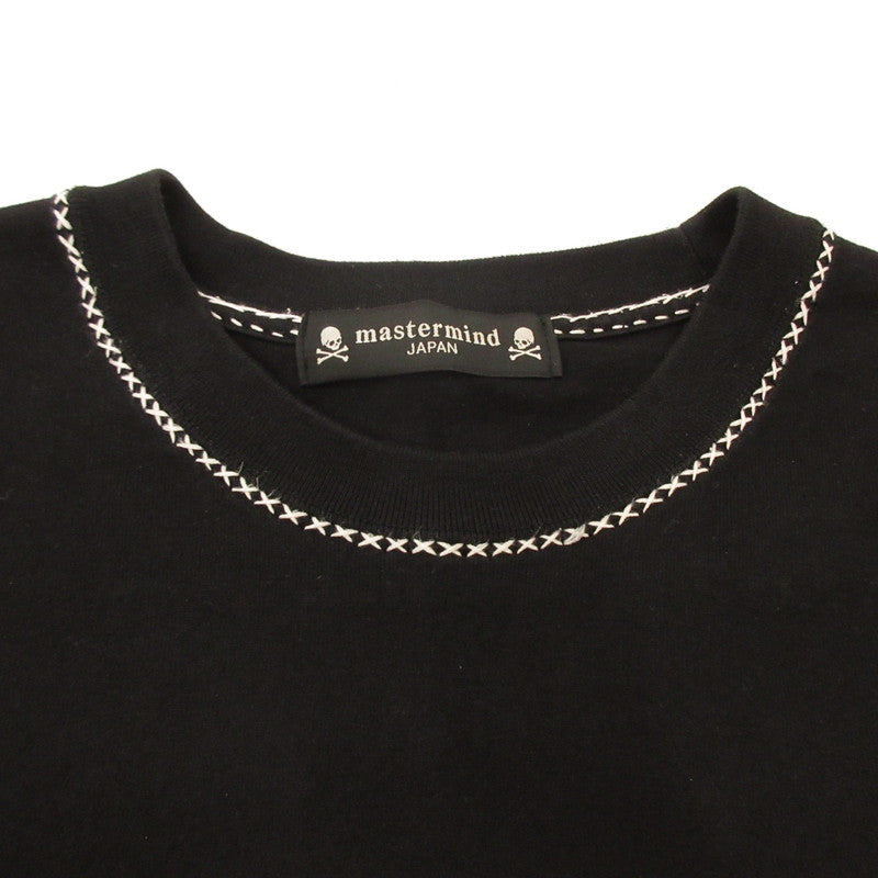 [Used] MASTERMIND JAPAN | Cross-Stitch Short-Sleeve T-Shirt MJ25E14-TS097-022 Black Size: L