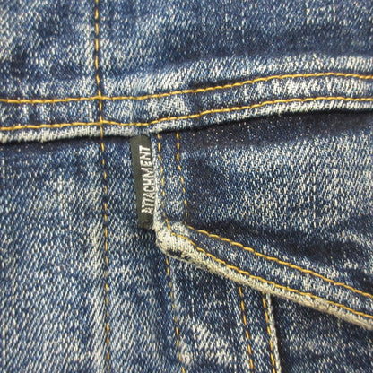 ATTACHMENT | アタッチメント 13.5ozハイパワーストレッチセルヴィッチデニム デニム AB71-216 ネイビー サイズ：2