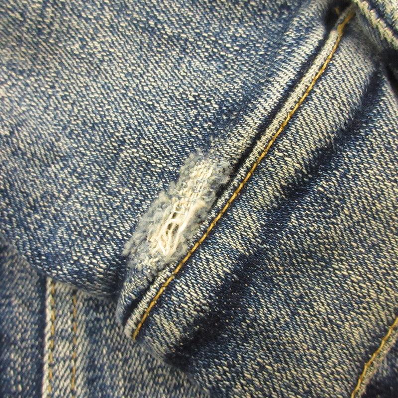 ATTACHMENT | アタッチメント 13.5ozハイパワーストレッチセルヴィッチデニム デニム AB71-216 ネイビー サイズ：2