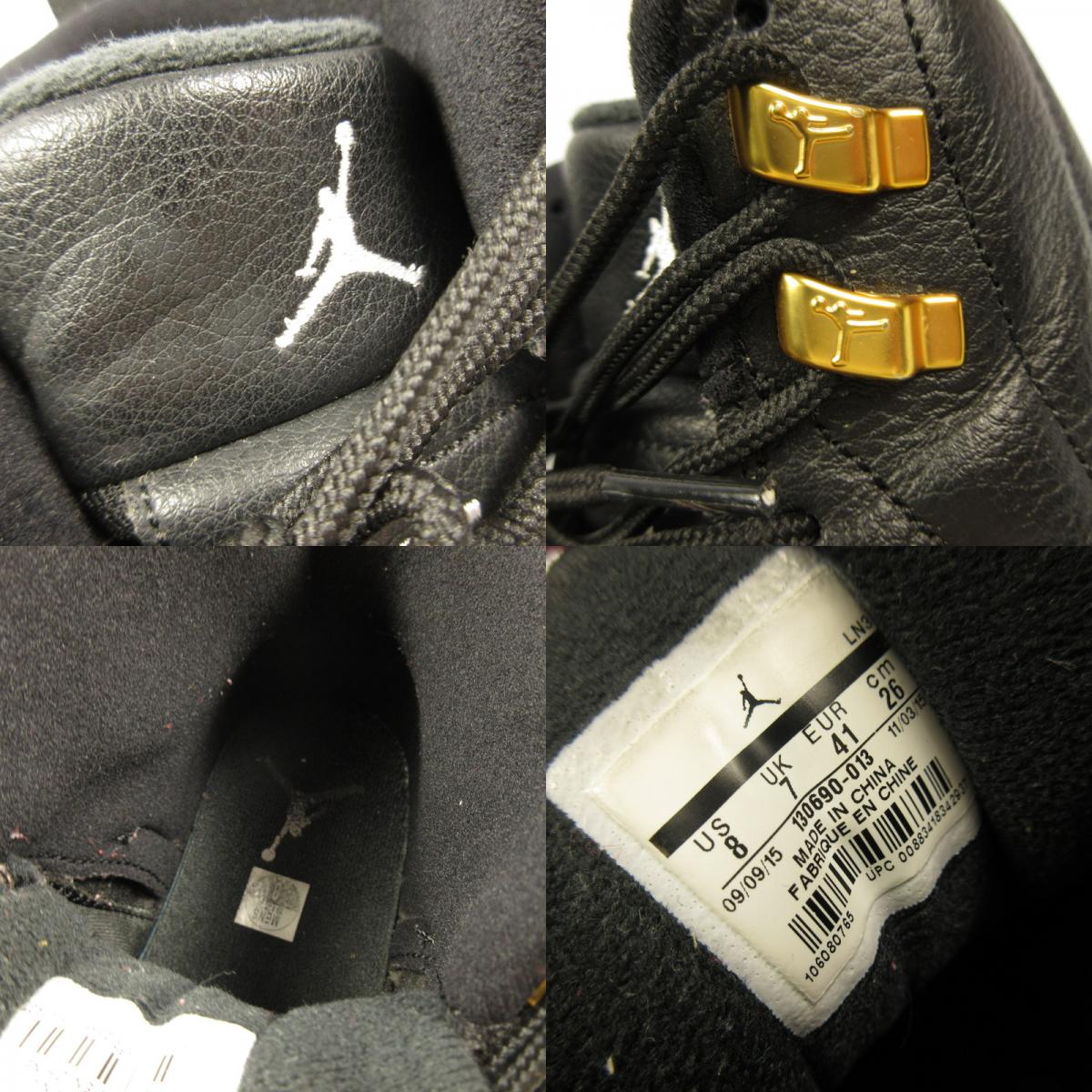 [Used] NIKE | Nike AIR JORDAN 12 “THE MASTER” Sneakers 130690-013 Black 26cm