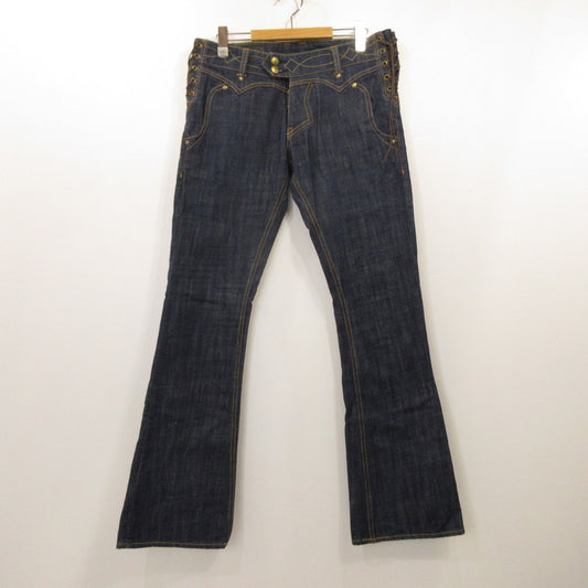 【中古】REVOLVER | リボルバー S-1 デニムパンツ ネイビー サイズ：M