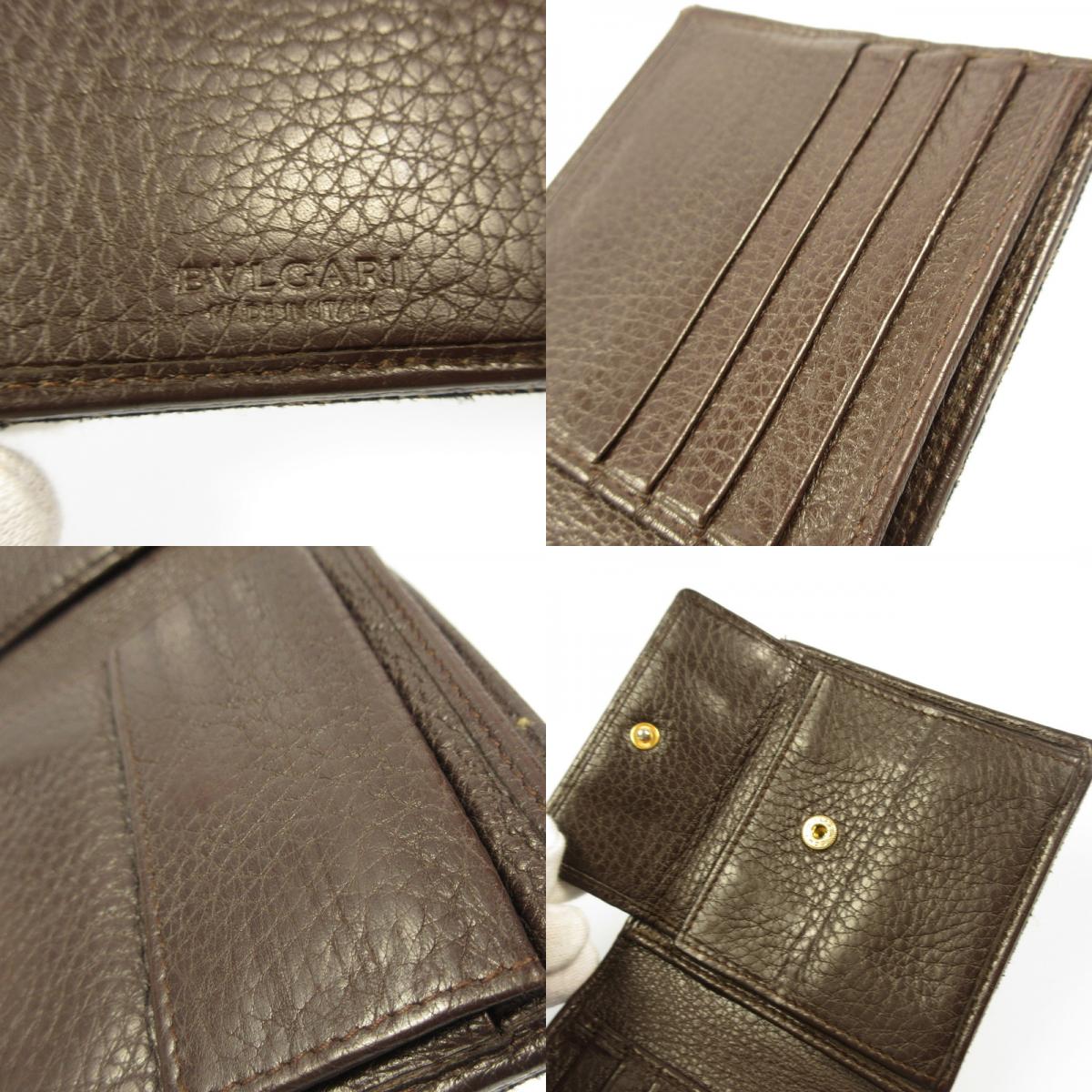 [Used] BVLGARI | Bulgari Lettre Bi-Fold Wallet
