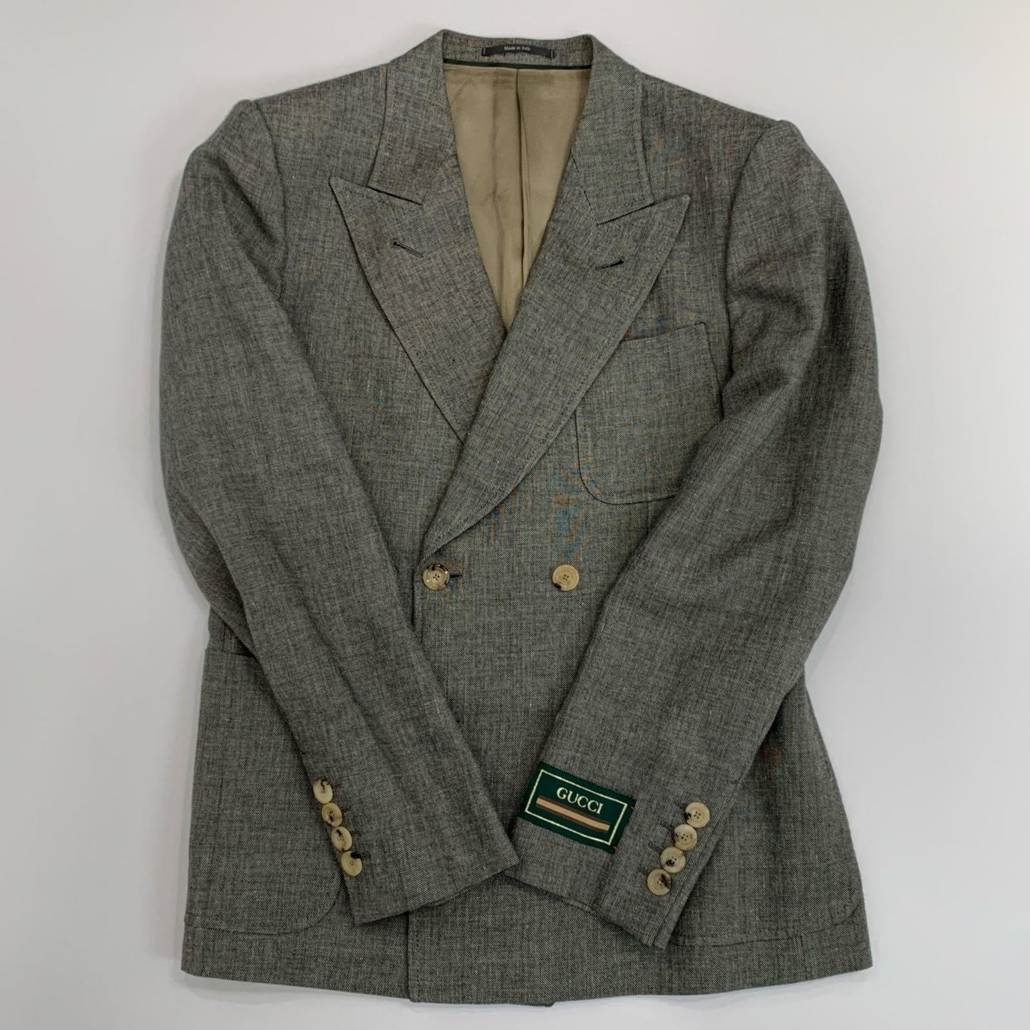 GUCCI | グッチ テーラードジャケット 707544 ZAIT2 国内正規品 グレー サイズ：48【姫路東店】