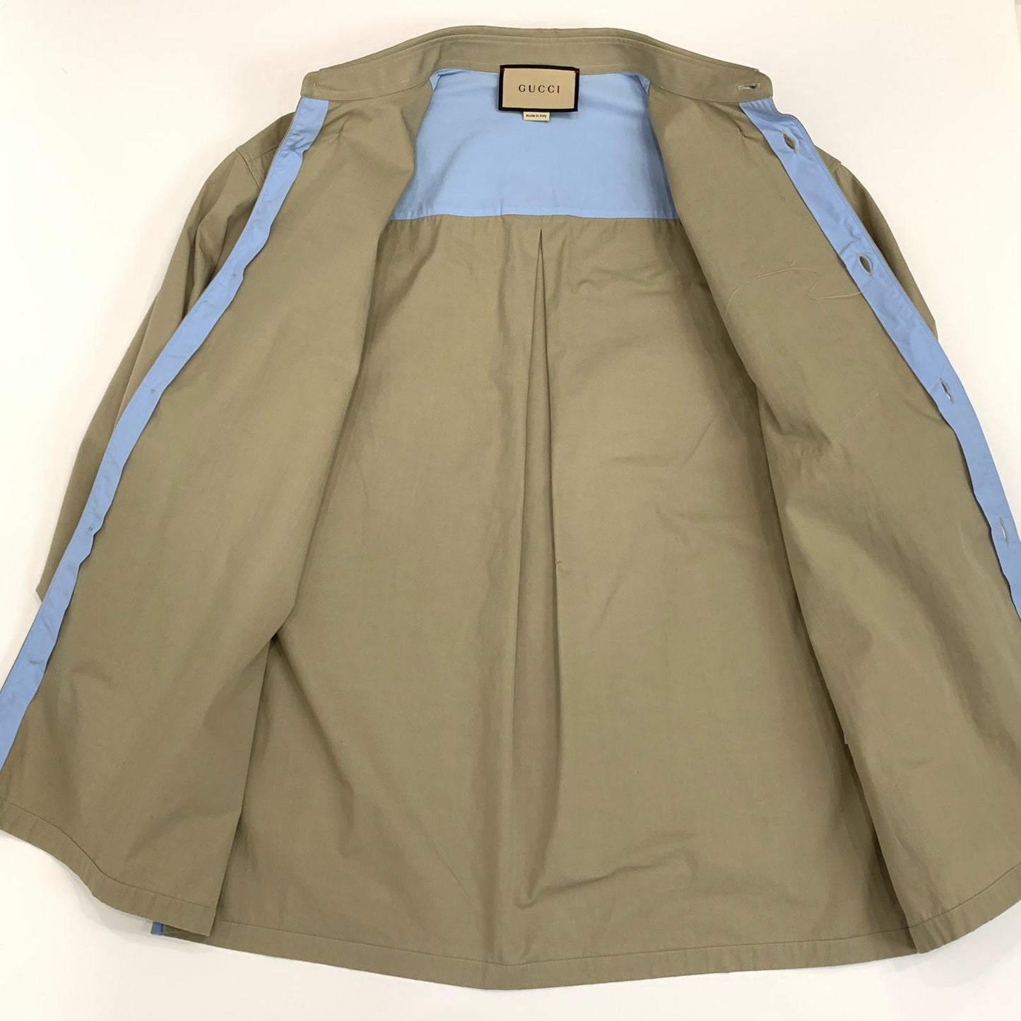 GUCCI | グッチ 長袖シャツ 762164 ZAPC4 2024A/W 国内正規品 ベージュ サイズ：46【姫路東店】