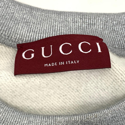 GUCCI | グッチ スウェット 813611 XJG0Z スウェットシャツ 2025S/S 国内正規品 シルバー サイズ：L【姫路東店】