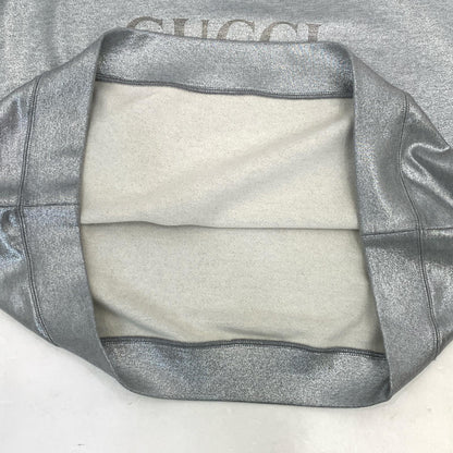 GUCCI | グッチ スウェット 813611 XJG0Z スウェットシャツ 2025S/S 国内正規品 シルバー サイズ：L【姫路東店】