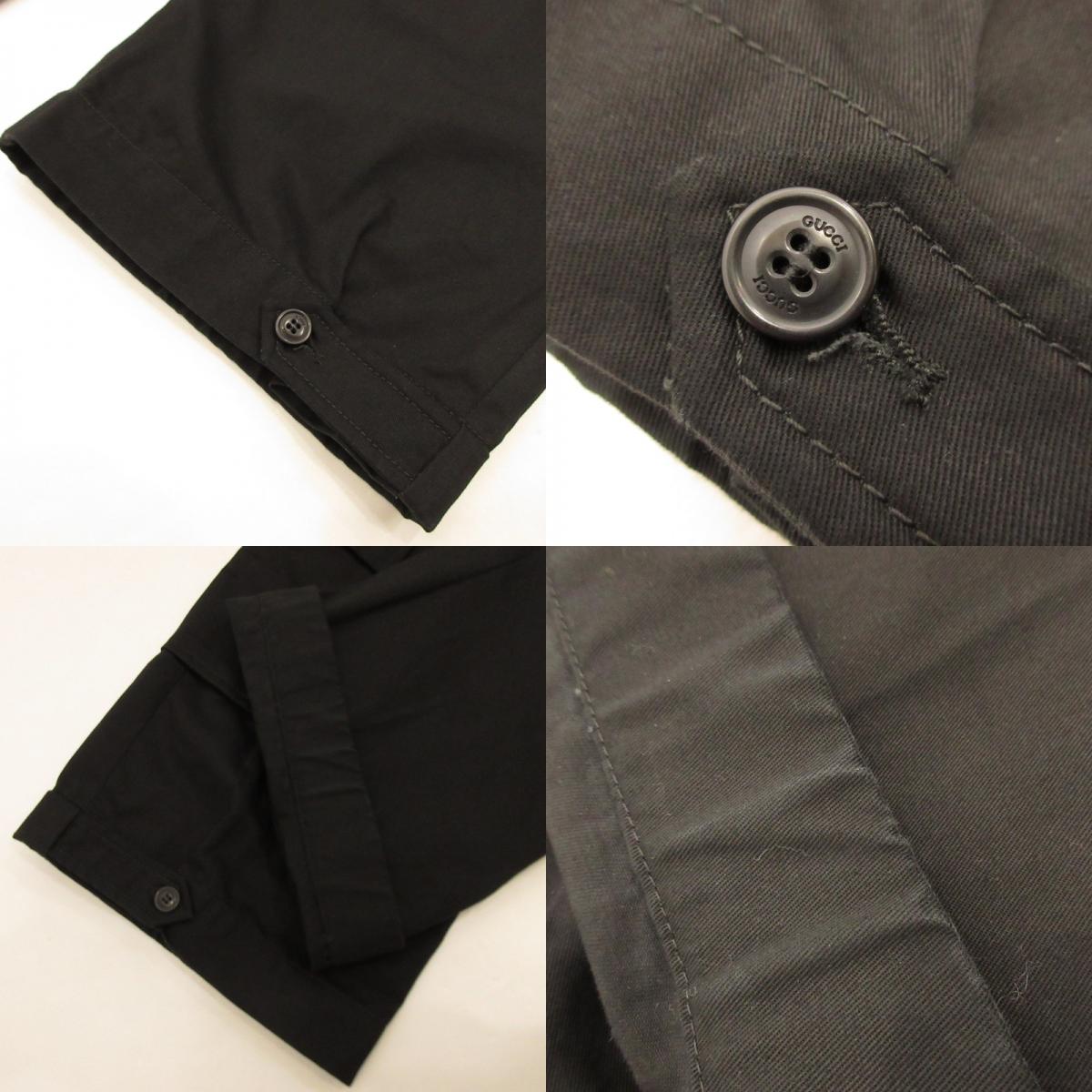 [Used] GUCCI | Gucci Cargo Pants 776978 ZAPRO Domestic Genuine Product Black Size: 46