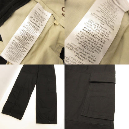 [Used] GUCCI | Gucci Cargo Pants 776978 ZAPRO Domestic Genuine Product Black Size: 46