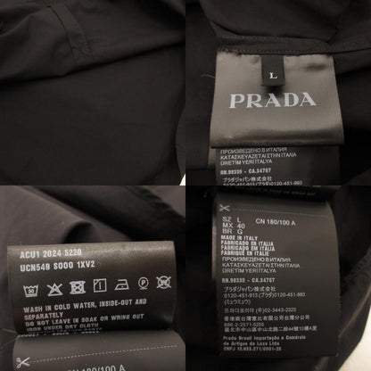 [Used] PRADA | Prada Long Sleeve Shirt UCN549 Domestic Genuine Black Size: L