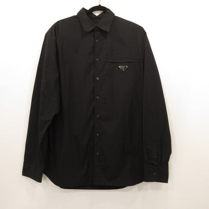 [Used] PRADA | Prada Long Sleeve Shirt UCN549 Domestic Genuine Black Size: L