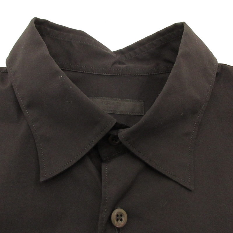 [Used] PRADA | Prada Long Sleeve Shirt UCN549 Domestic Genuine Black Size: L