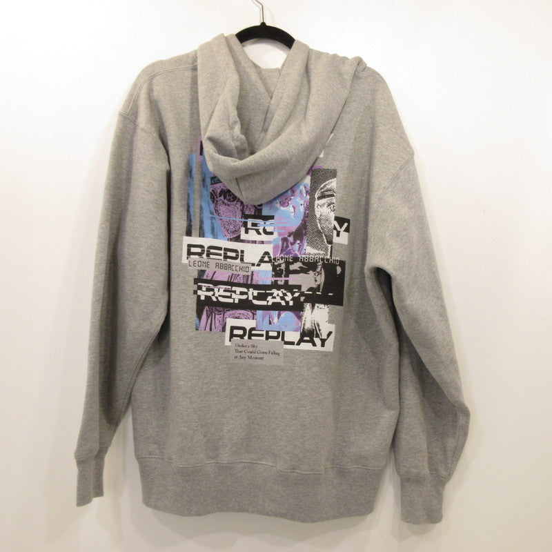 [Used] glamb | Leone Abbacchio's Stand Hoodie GB0125 x JoJo's Bizarre Adventure Gray Size: L