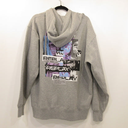 [Used] glamb | Leone Abbacchio's Stand Hoodie GB0125 x JoJo's Bizarre Adventure Gray Size: L