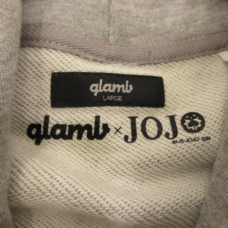 [Used] glamb | Leone Abbacchio's Stand Hoodie GB0125 x JoJo's Bizarre Adventure Gray Size: L