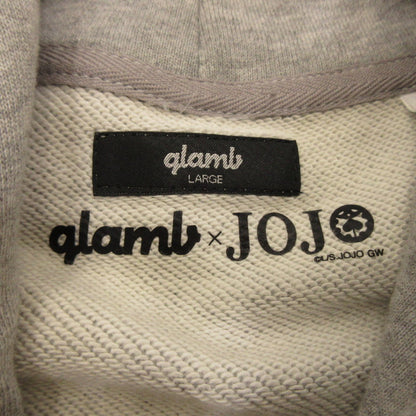 [Used] glamb | Leone Abbacchio's Stand Hoodie GB0125 x JoJo's Bizarre Adventure Gray Size: L