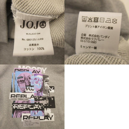 [Used] glamb | Leone Abbacchio's Stand Hoodie GB0125 x JoJo's Bizarre Adventure Gray Size: L