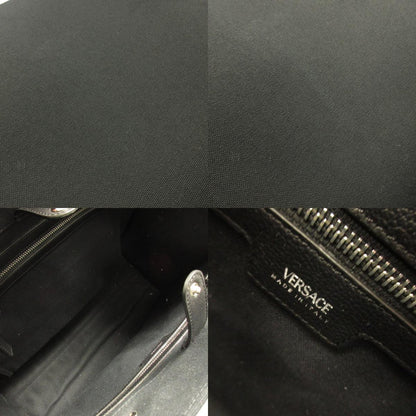 [Used] VERSACE | Versace La Medusa Large Canvas Tote Tote Bag 1004741/1A03095 Black