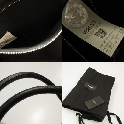 [Used] VERSACE | Versace La Medusa Large Canvas Tote Tote Bag 1004741/1A03095 Black